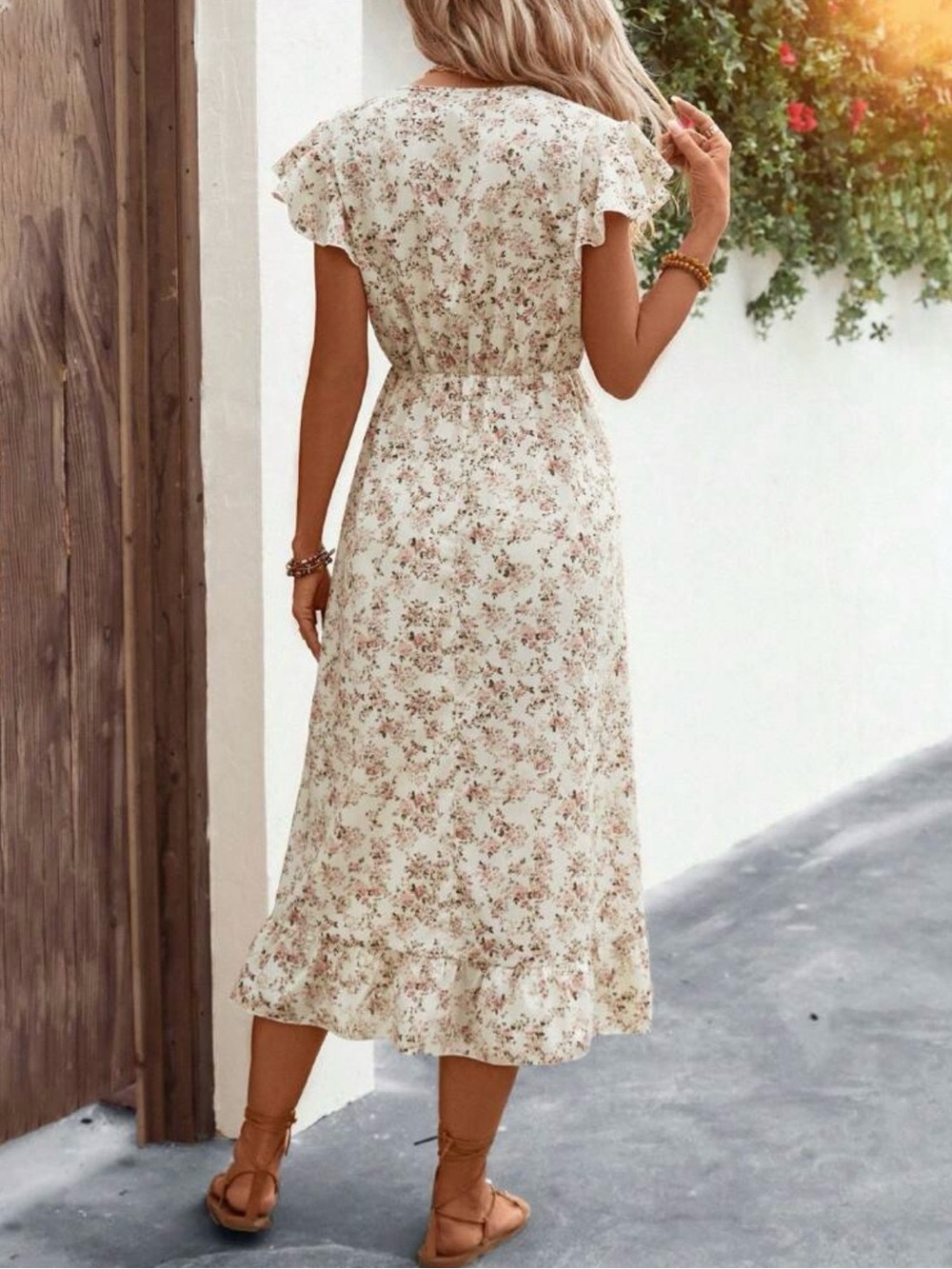 Floral Midi Dress - Picture 2 of 5
